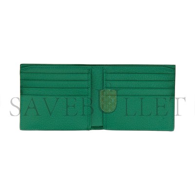 GUCCI GREEN INTERIOR GG COIN WALLET 768244 (21*9cm)